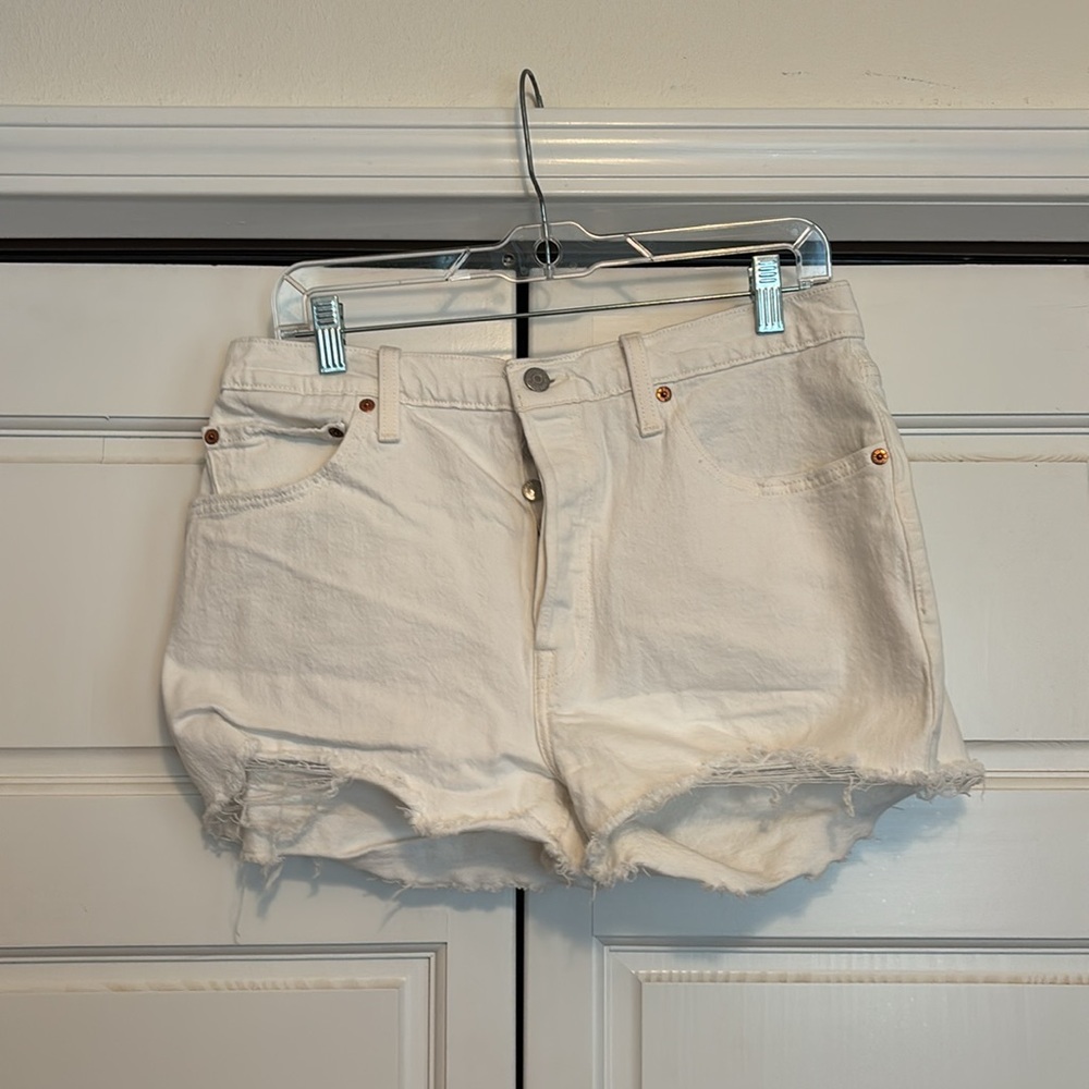 Levi's 501 Vintage White Jeans